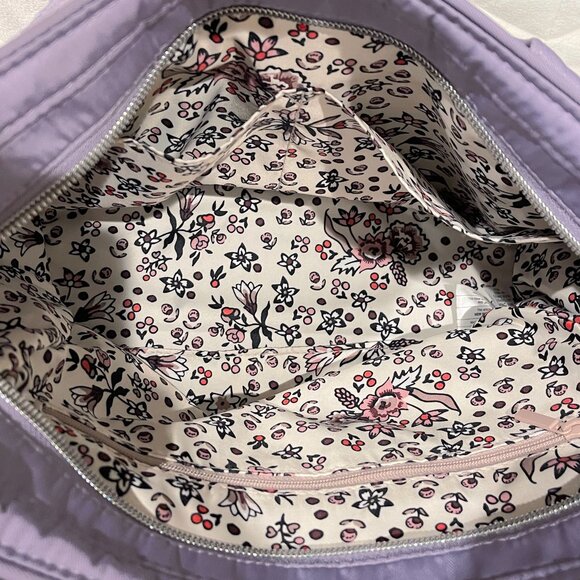 VERA BRADLEY Lavender Sky Multi Strap Shoulder Bag Performance Twill Purple - Picture 3 of 3